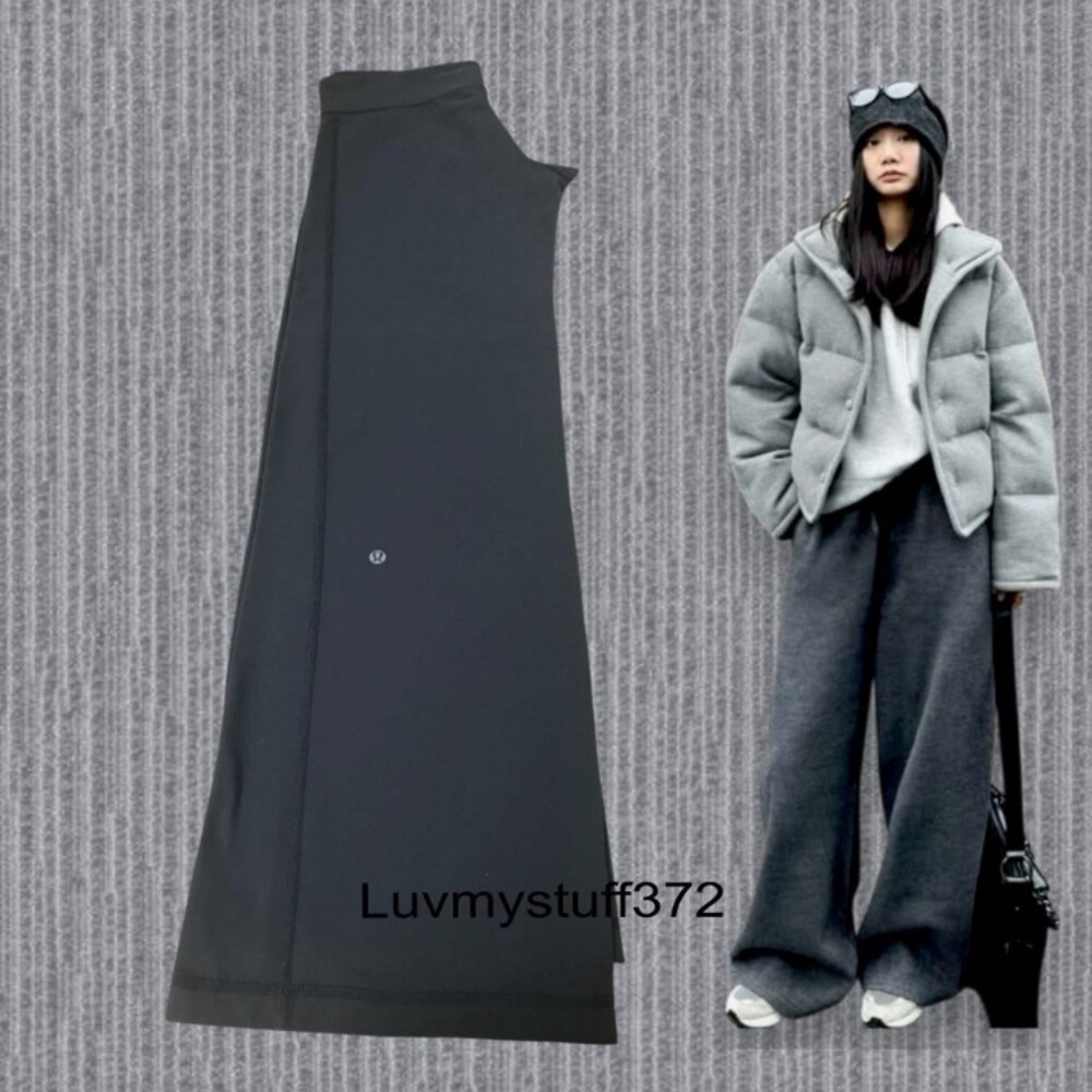 Lululemon Wide Leg Pants in Coal Gray - Picture 4 of 10